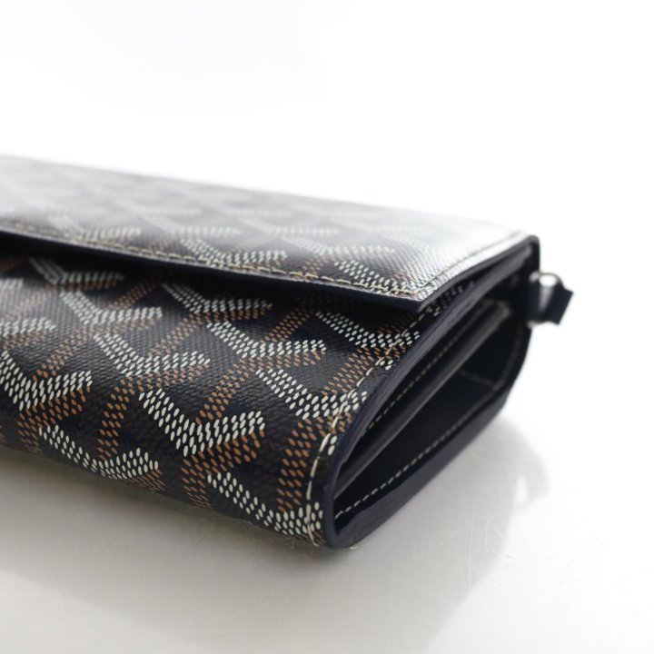 Pre-Owned Goyard Wallet Goyardine Varenne Continental, side profile, photo 7 of 12