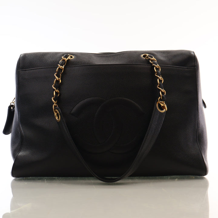 Chanel Vintage Caviar Bowling Bag