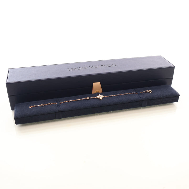 Louis Vuitton 18K Pink Gold Mother of Pearl Blossom BB Star Bracelet