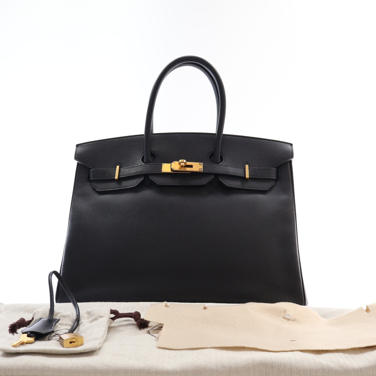 Hermes Noir Epsom Birkin 35, photo 16 of 16