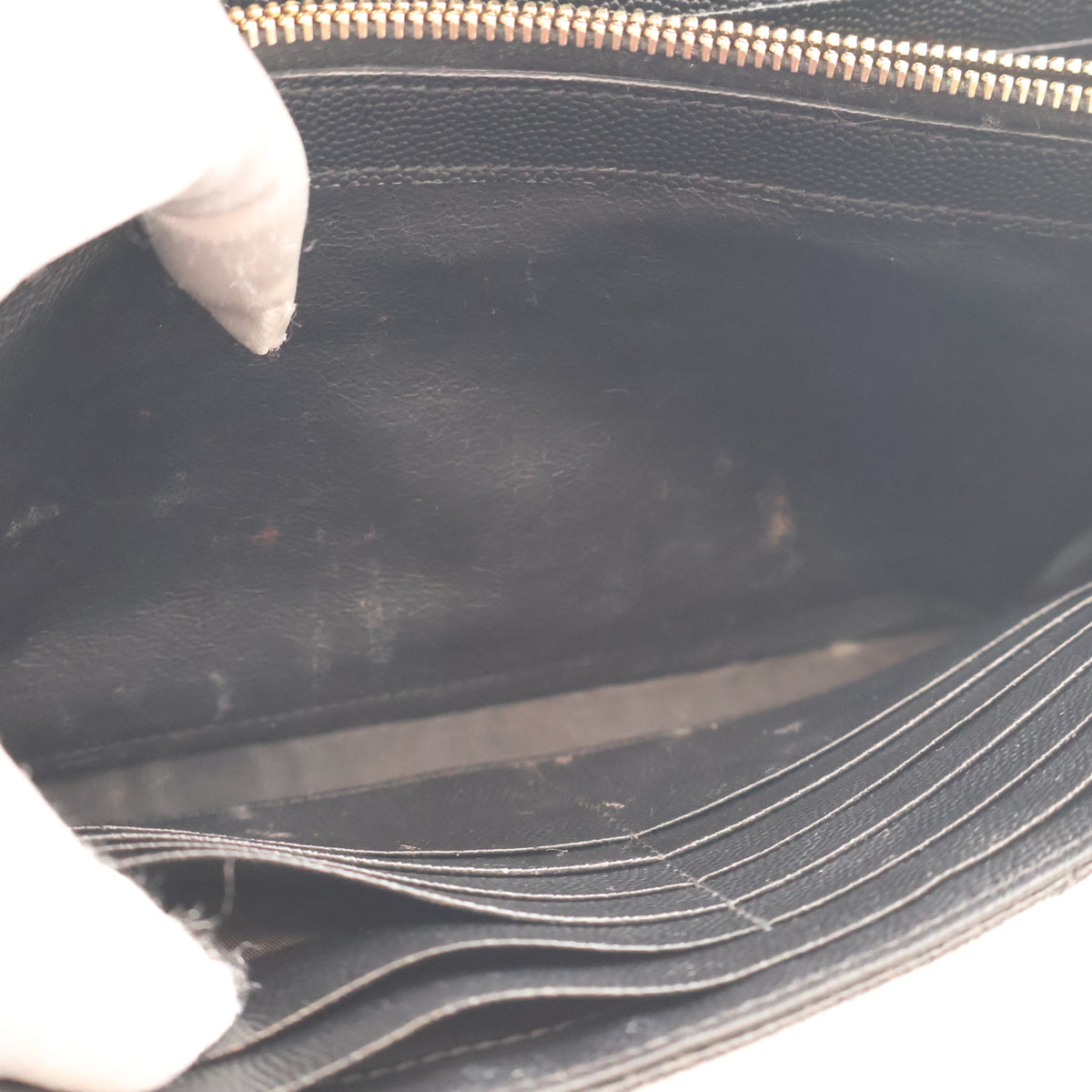 Saint Laurent Calfskin Cassandre Envelope Chain Wallet, photo 16 of 20