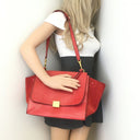 Celine Medium Python Trapeze