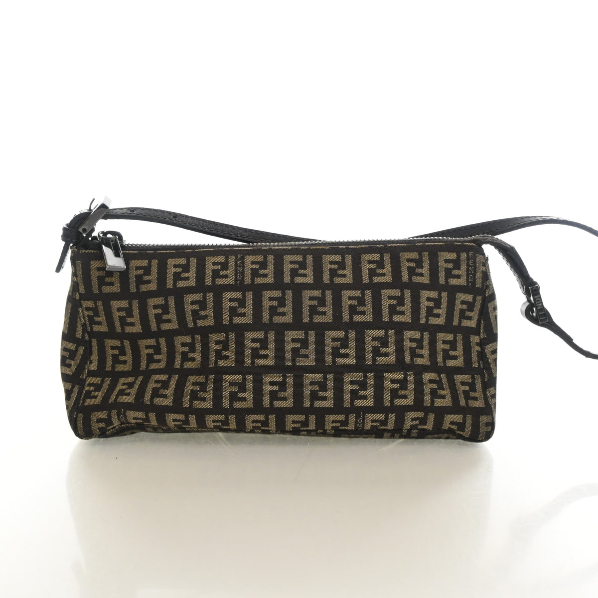 Pre-Owned Fendi Pochette Monogram Zucchino, front view