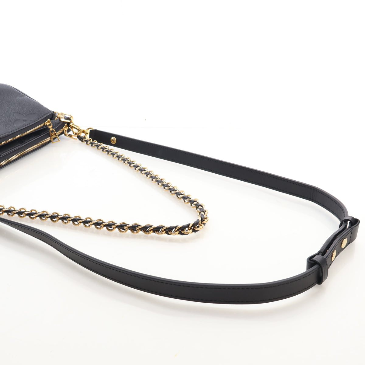 Pre-Owned Louis Vuitton Monogram Empreinte Giant Multi-pochette Accessoires, strap detail