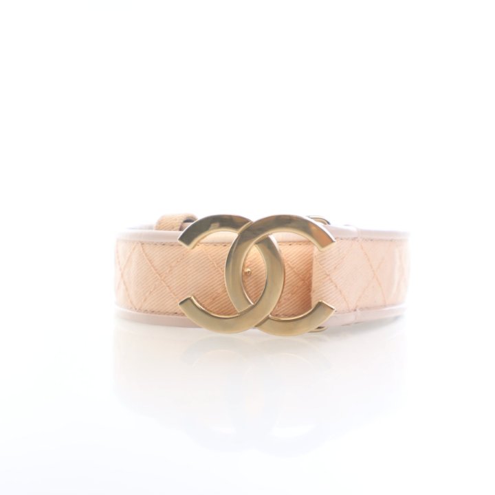 Chanel Denim CC Belt Sz 80/32