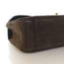Chanel Suede Maxi Flap Bag