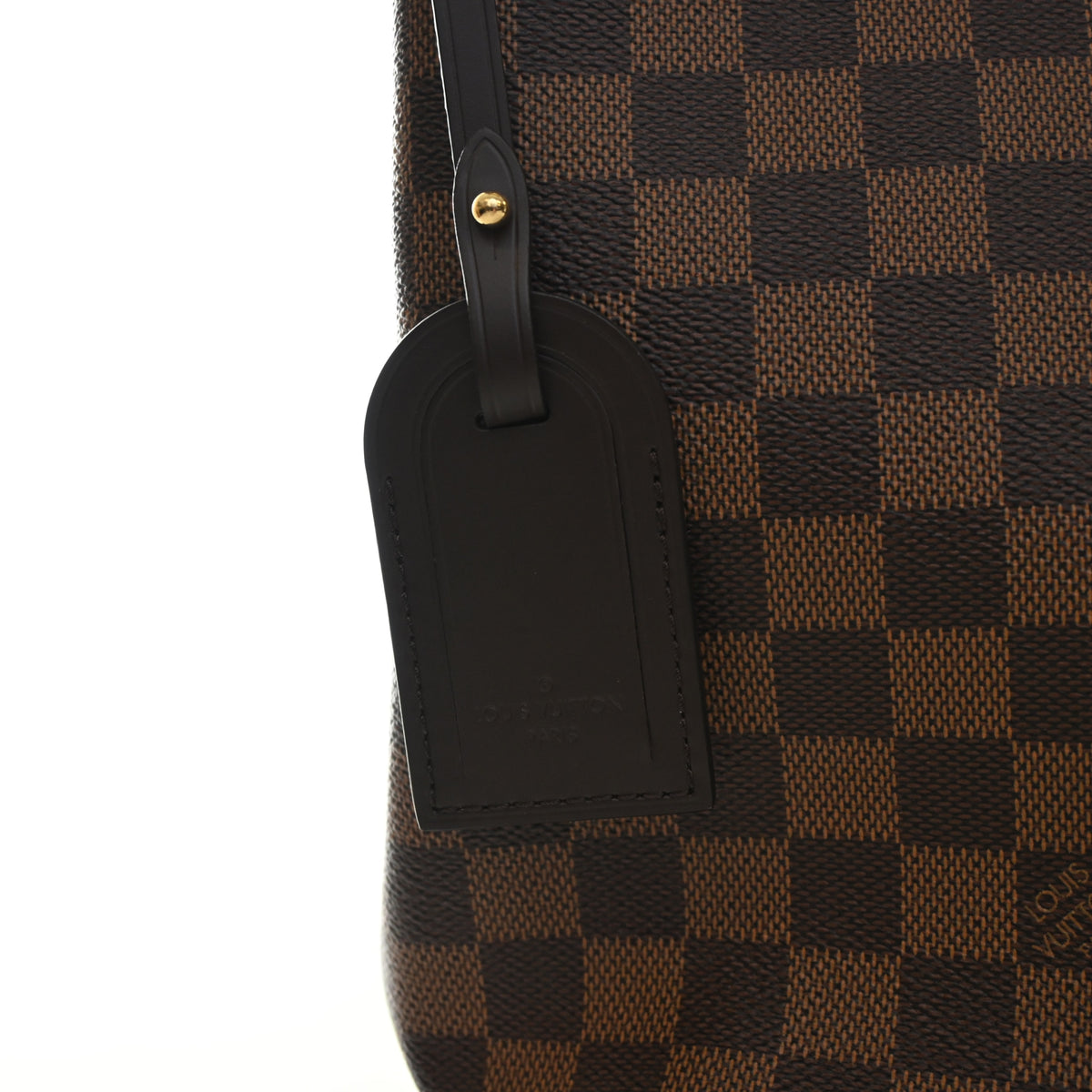 Pre-Owned Louis Vuitton Graceful PM Damier Ebene, interior label and date code