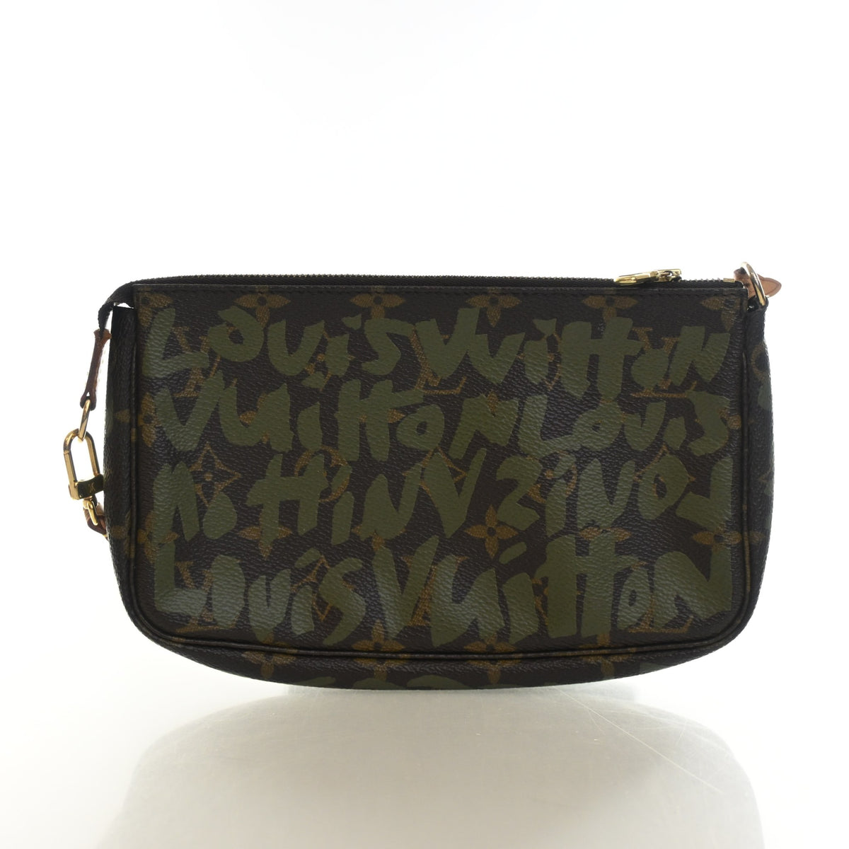 Vintage Louis Vuitton Pochette X Stephen Sprouse Monogram Graffiti Accessoires, front view