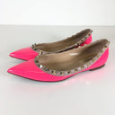 Valentino Rockstud Flats Sz...