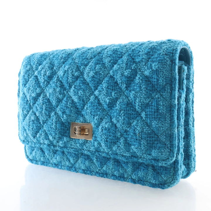 Chanel Tweed Wallet On Chain