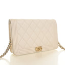 Chanel Caviar Boy Wallet On...