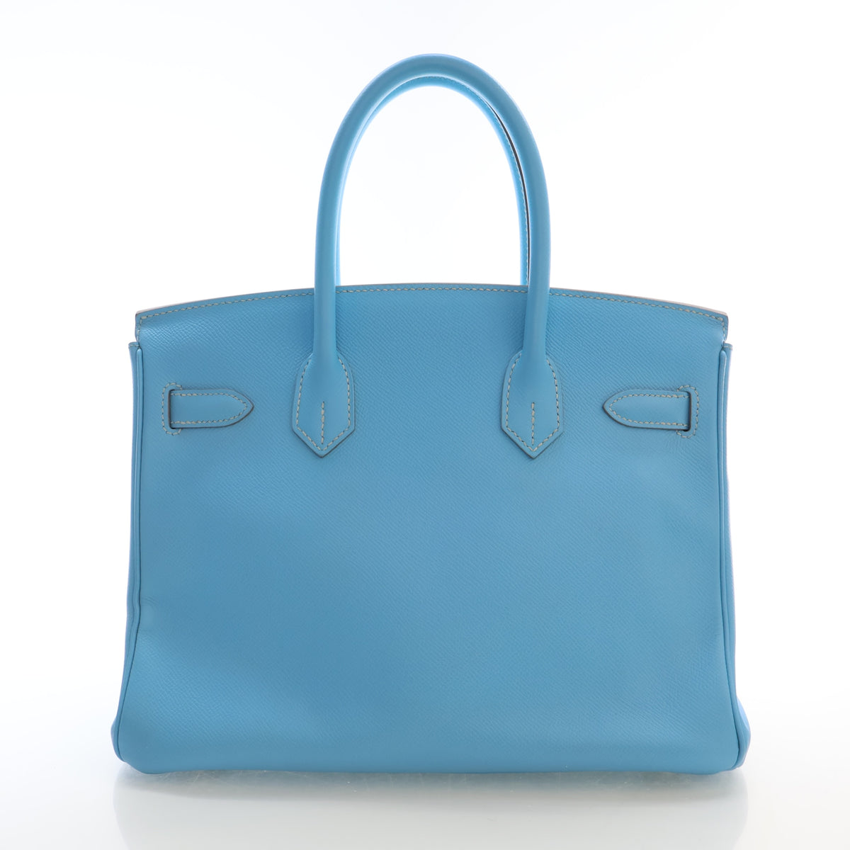 Pre-Owned Hermès Birkin 30 Celeste Epsom Leather Verso, front view, photo 15 of 22