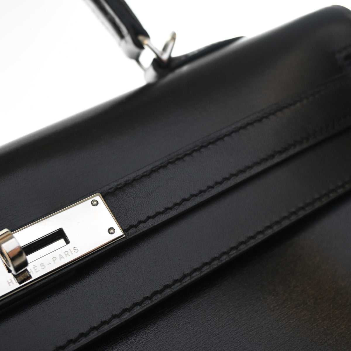 Hermes Noir Box Calf Kelly 35, photo 17 of 18