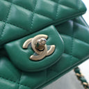 Chanel Mini Lambskin Square...