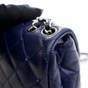 Chanel Mini Blue Lambskin C...
