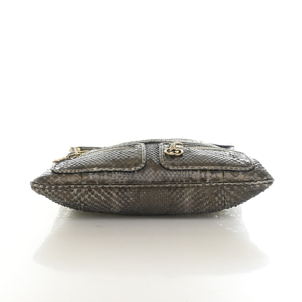 Pre-Owned Gucci Python Britt Messenger Bag, side view