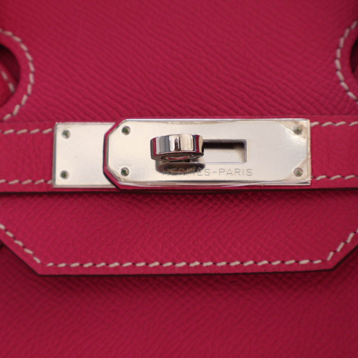 Pre-Owned Hermès Birkin 35 Rose Tyrien Epsom Leather Candy, silver hardware