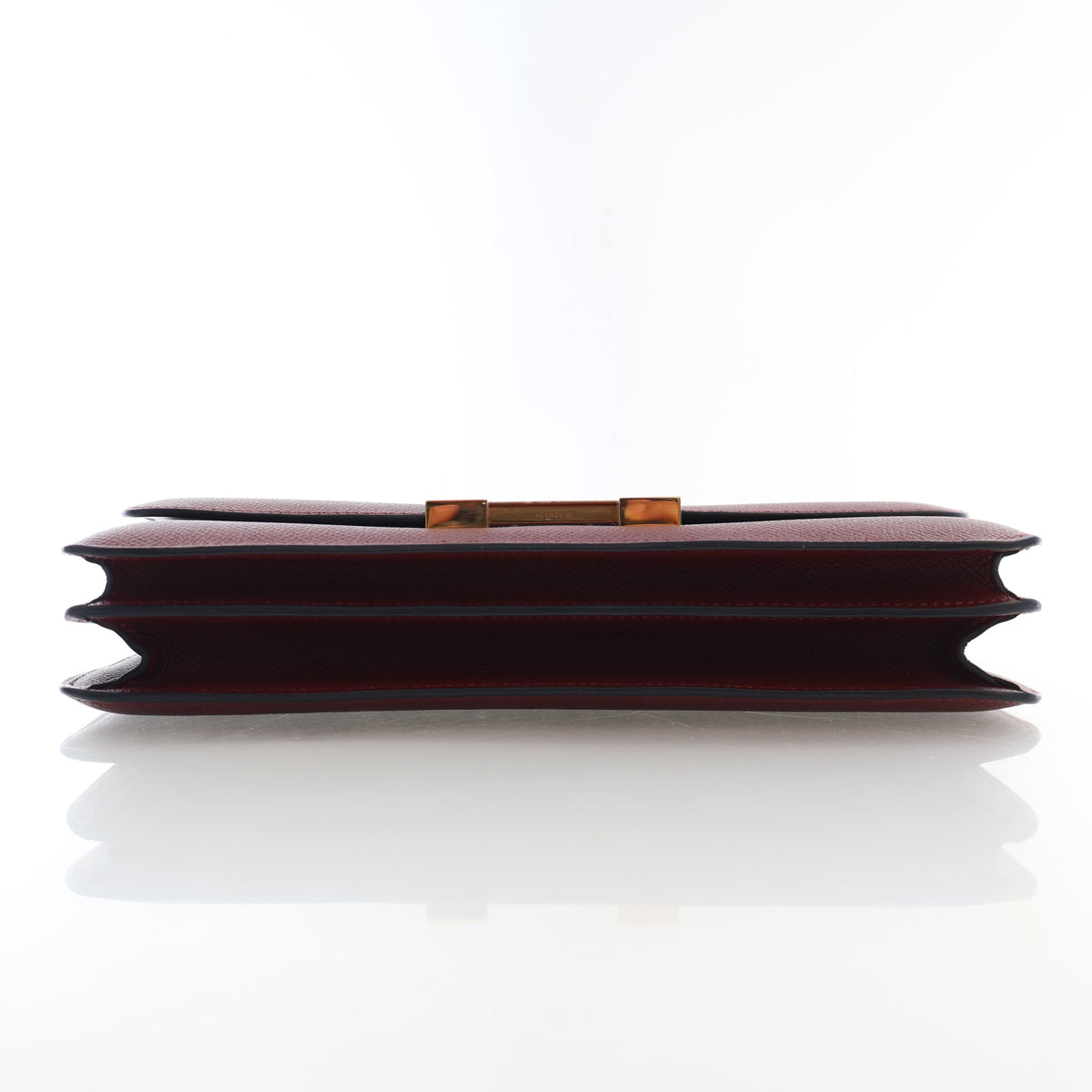 Pre-Owned Hermès Constance 25 Rouge H Epsom Leather Elan, side profile, photo 10 of 18