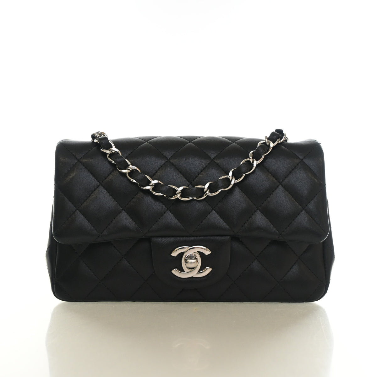 Chanel Mini Lambskin Rectangular Classic Flap Bag, photo 1 of 16