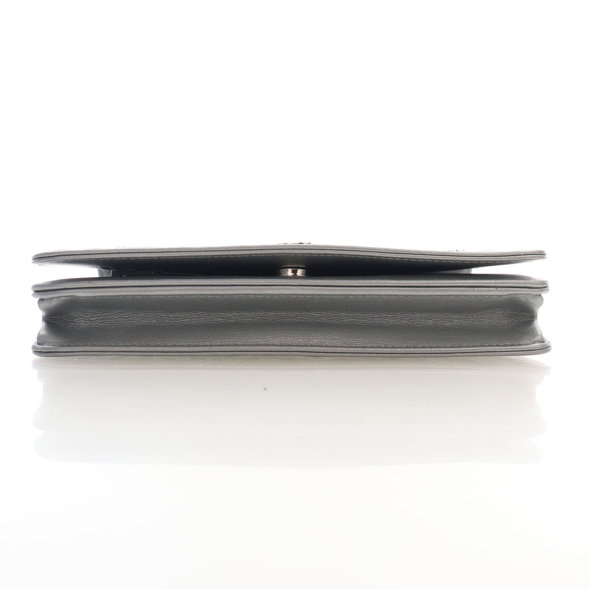 Chanel Studded Embossed Lambskin Camellia Wallet On Chain (WOC), photo 9 of 19