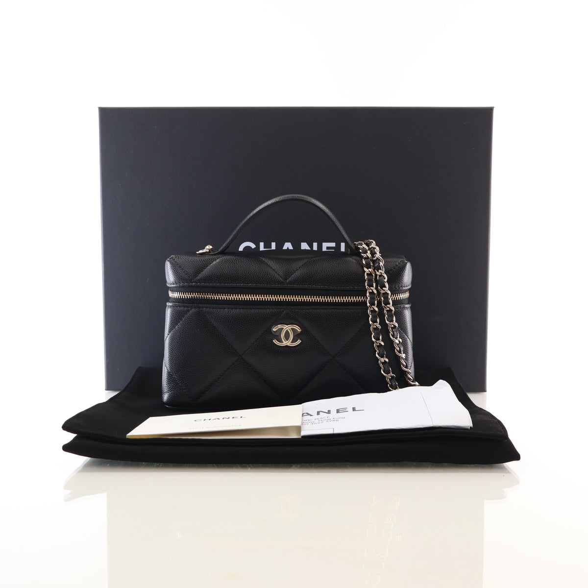 Chanel Caviar Slim Vanity Top Handle With Chain, photo 16 of 16