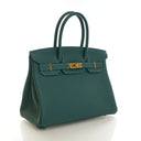 Hermes Malachite Togo Birki...