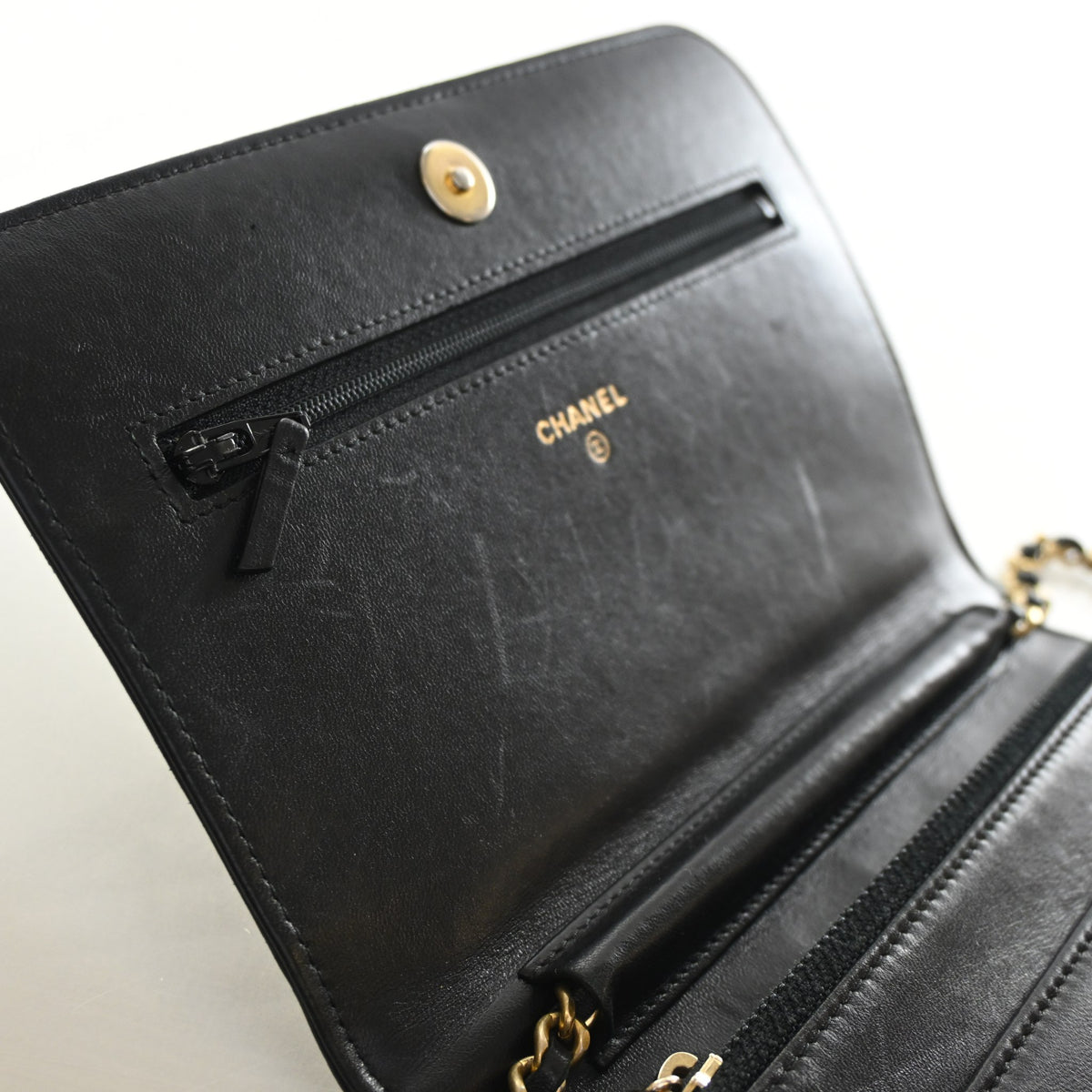 Chanel Lambskin Boy Wallet On Chain (WOC), photo 20 of 23