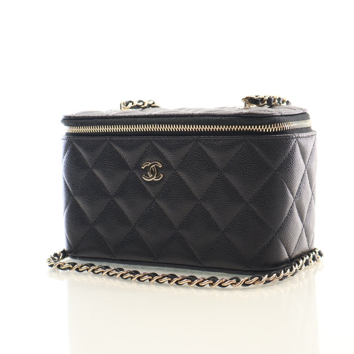 Chanel Small Caviar Classic Vanity Case