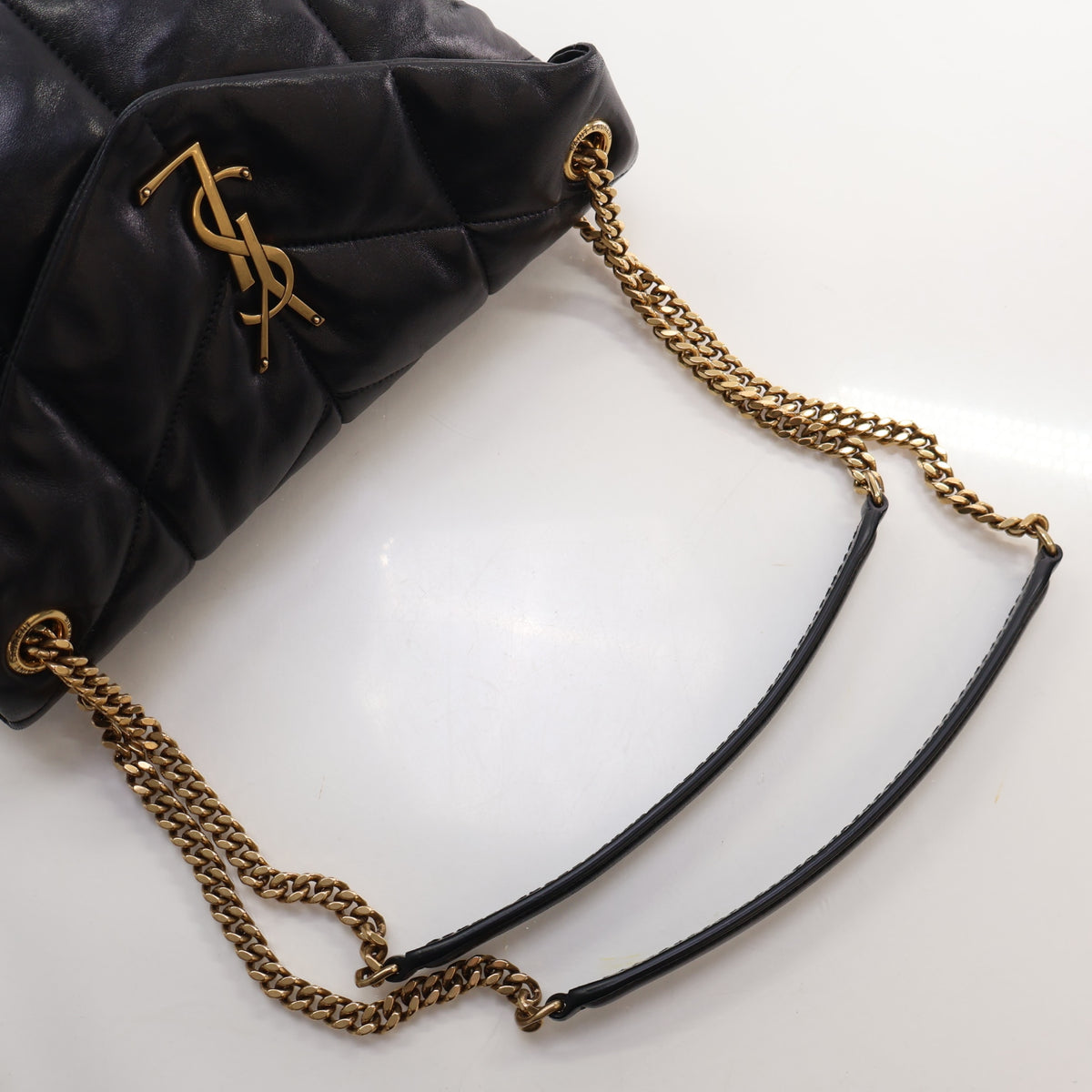 Saint Laurent Small Lambskin Loulou Puffer, photo 10 of 16