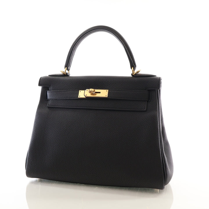 Hermes Noir Togo Kelly 28