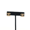 Chanel CC Stud Earrings