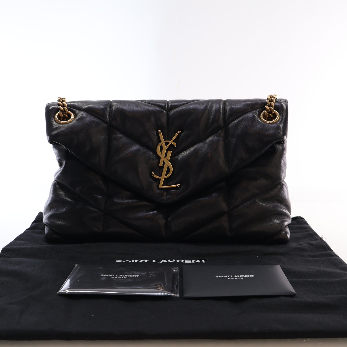 Saint Laurent Small Lambskin Loulou Puffer, photo 16 of 16