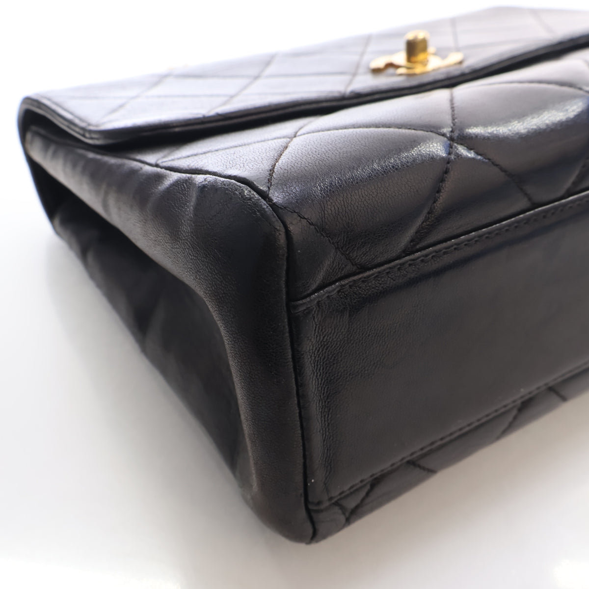 Chanel Vintage Small Lambskin Square Classic Flap Bag, photo 6 of 17