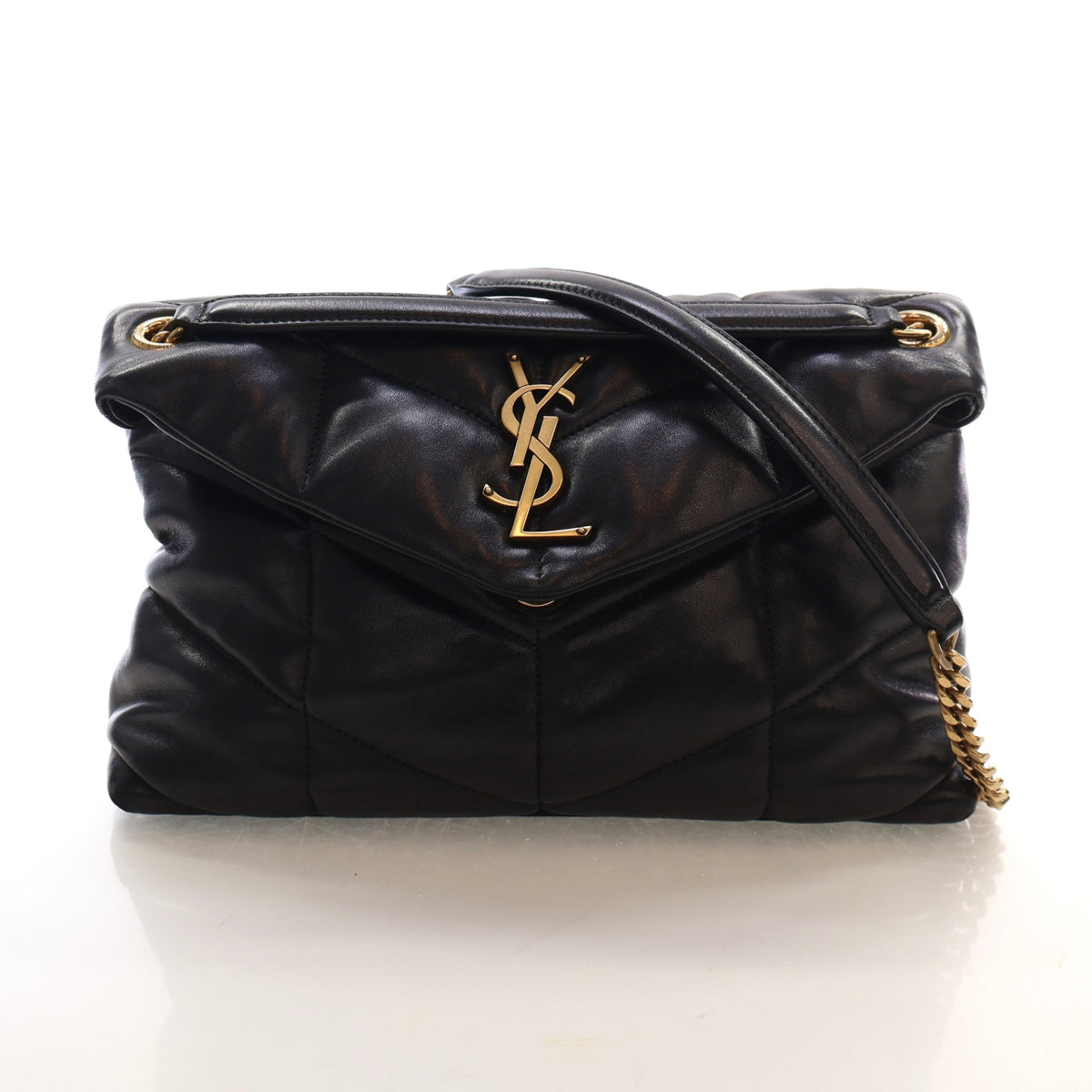 Saint Laurent Small Lambskin Loulou Puffer, photo 1 of 16
