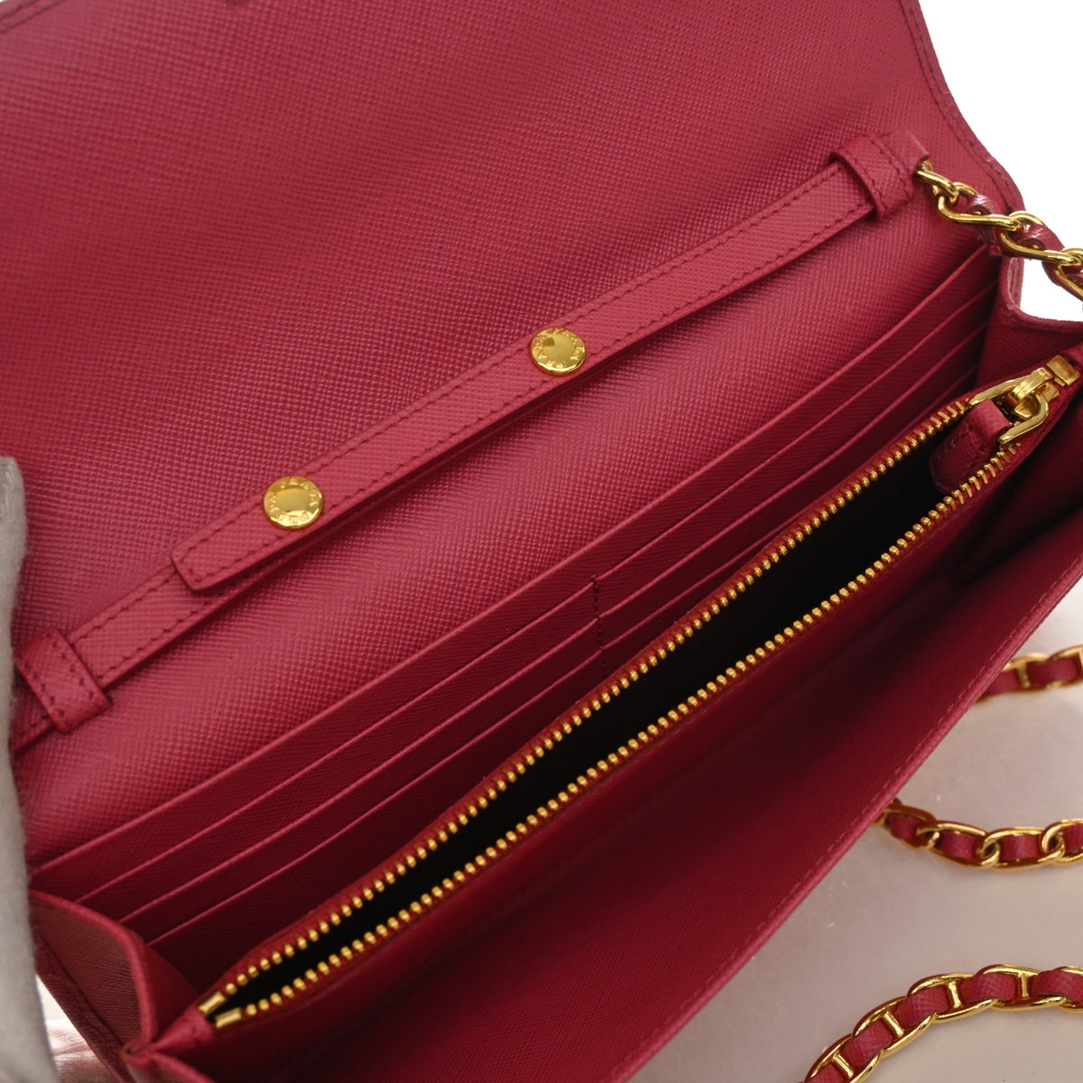 Prada Saffiano Wallet On Chain (WOC), photo 11 of 15