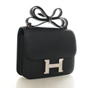 Hermes Noir Epsom Constance 24