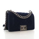 Chanel Small Velvet Boy Bag