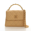 Chanel Lambskin Flap Bag Pe...
