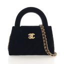 Chanel Nano Velvet Kelly Sh...