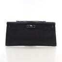Hermes Vintage Noir Swift K...