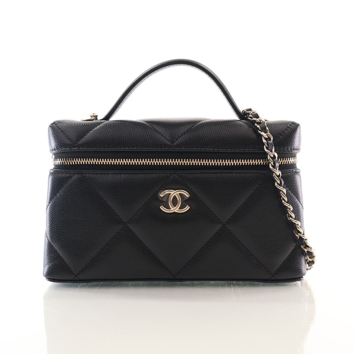 Chanel Caviar Slim Vanity Top Handle With Chain, photo 1 of 16