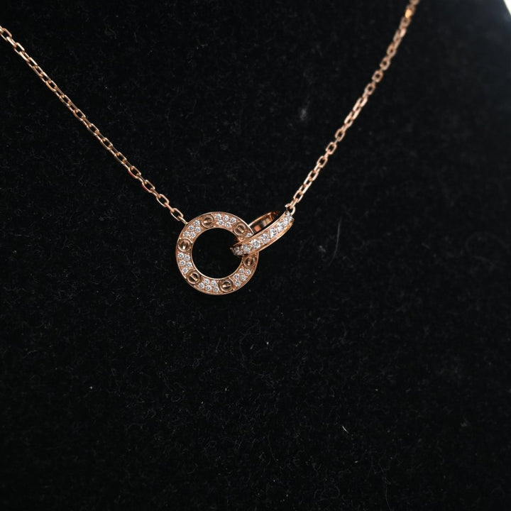 Cartier Pave Love Pendant