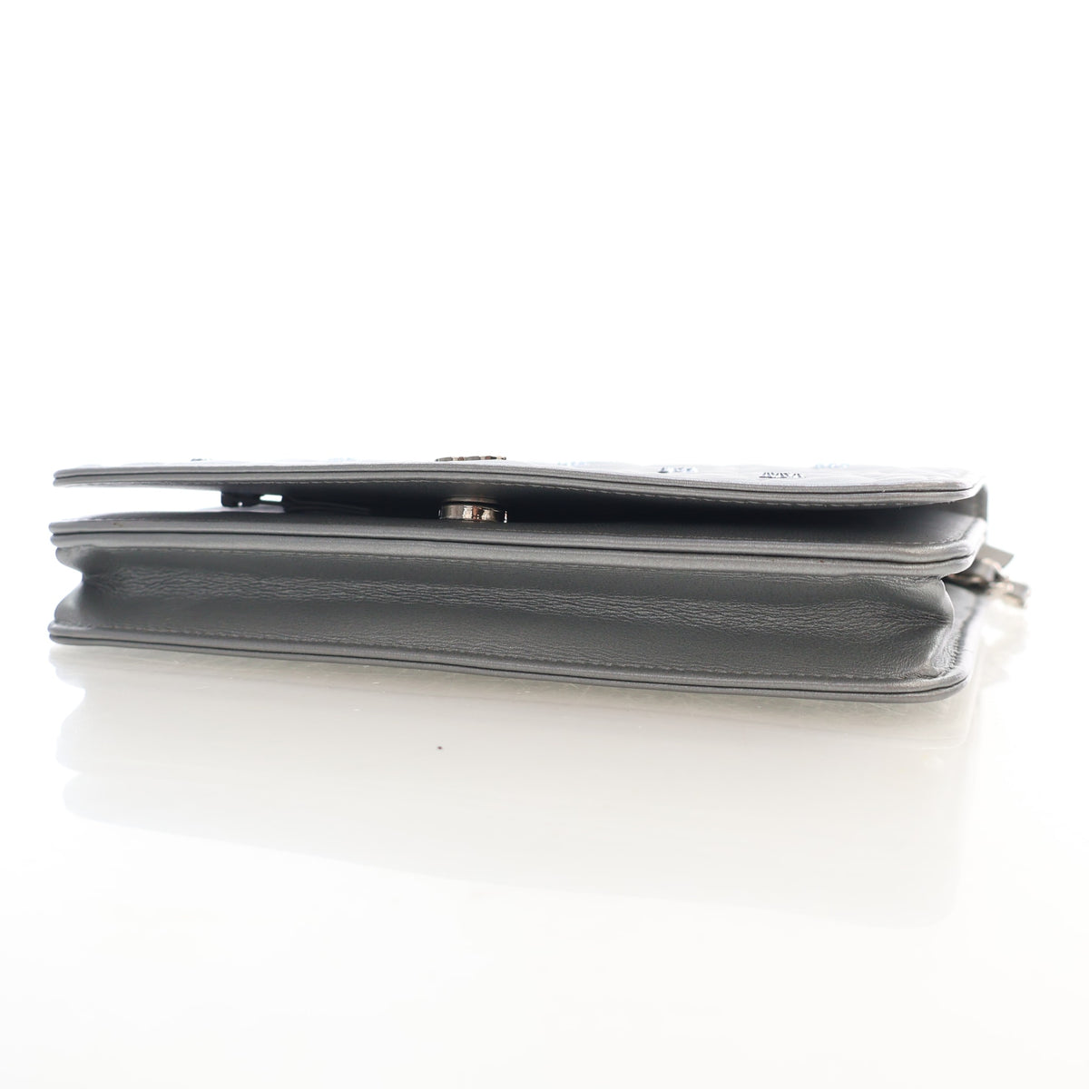 Chanel Studded Embossed Lambskin Camellia Wallet On Chain (WOC), photo 7 of 19