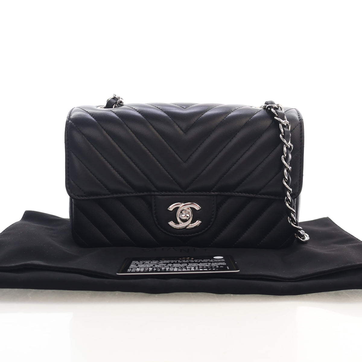 Chanel Mini Lambskin Rectangular Flap Bag, photo 16 of 16