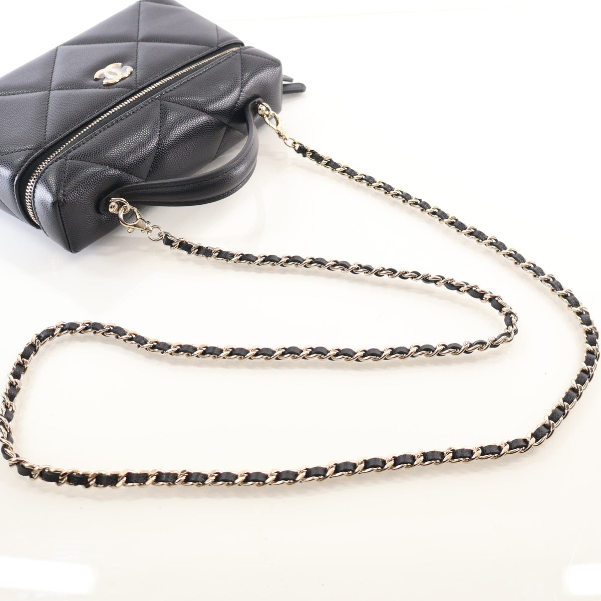 Chanel Caviar Slim Vanity Top Handle With Chain, photo 10 of 16
