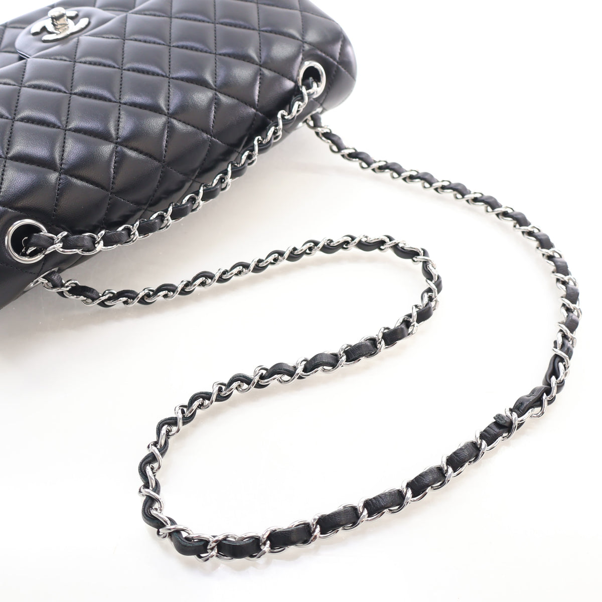 Chanel Medium Lambskin Classic Double Flap Bag, photo 10 of 17