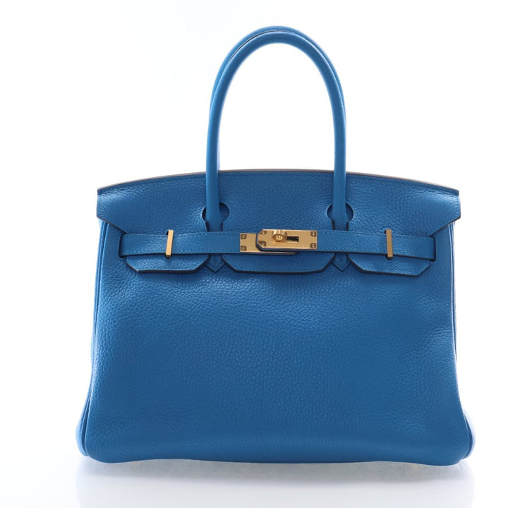 Hermes Blue Zanzibar Togo Birkin 30