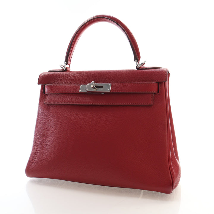 Hermes Rouge Garance Togo Kelly 28