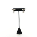 Chanel Crystal CC Drop Earr...