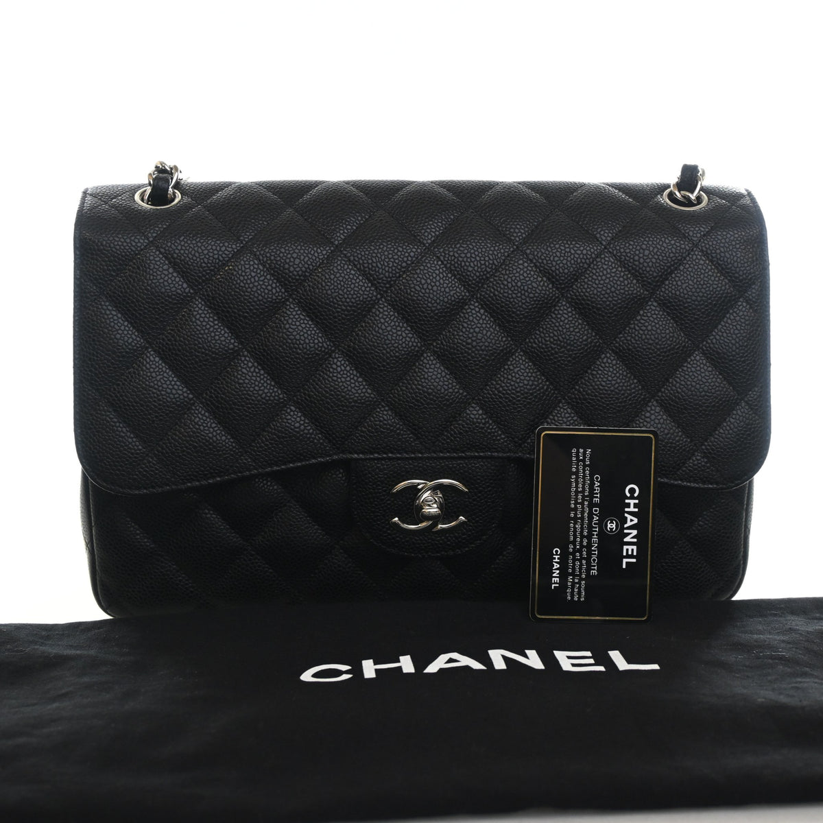 Chanel Jumbo Caviar Classic Double Flap Bag, photo 15 of 15